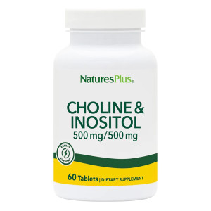Natures Plus Choline & Inositol 500 мг 60 табл