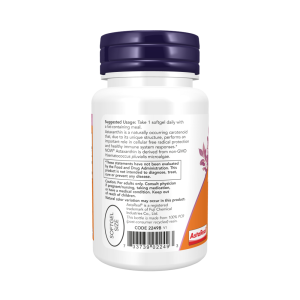 NOW Astaxanthin 10 мг 30 софтгель капс