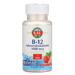 KAL B-12 Adenosylcobalamin 1000 mcg 90 табл