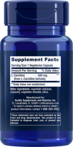 Life Extension L - Carnitine 500 мг , 30 капс Life Extension L - Carnitine 500 мг , 30 капс