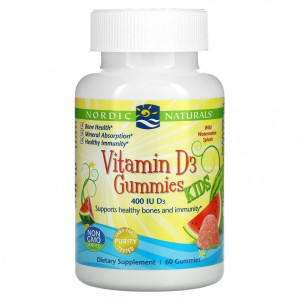 Nordic Naturals Vitamin D3 Gummies Kids 60 жев табл