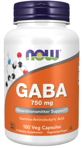 NOW GABA 750 мг 100 капс