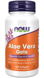 NOW Aloe Vera 10000 мг 100 софтг капс NOW Aloe Vera 10000 мг 100 софтг капс