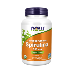 NOW Spirulina 500 mg 200 табл