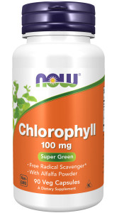 NOW Chlorophyll 100 мг 90 капс NOW Chlorophyll 100 мг 90 капс