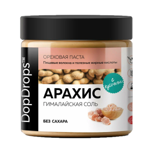 DopDrops Арахисовая Паста Кранч с Гималайской Солью 500 гр