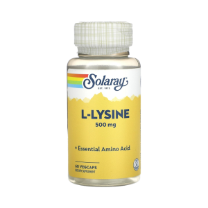 Solaray L-lysine 500 mg 60 вег капс Solaray L-lysine 500 mg 60 вег капс