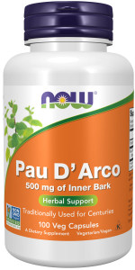 NOW Pau D'Arco 500 мг 100 капс NOW Pau D'Arco 500 мг 100 капс