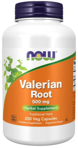 NOW Valerian Root 500mg 250 капс