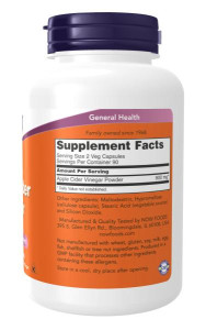 NOW Apple Cider Vinegar 450 мг 180 капс