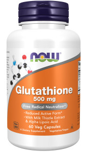 NOW Glutathione 500 мг 60 капс NOW Glutathione 500 мг 60 капс