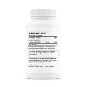 Thorne Research Zinc Bisglycinate 30 мг 60 капс