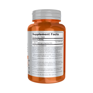 NOW L-Arginine 1000 мг 60 табл NOW L-Arginine 1000 мг 60 табл