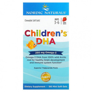 Nordic Naturals Childrens DHA 180 жев табл Nordic Naturals Childrens DHA 180 жев табл