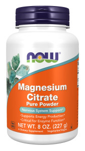 NOW Magnesium Citrate Pure Powder 227 гр NOW Magnesium Citrate Pure Powder 227 гр