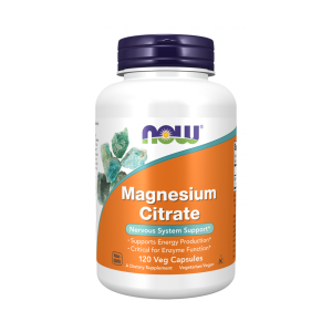 NOW Magnesium Citrate 400 mg 120 капс NOW Magnesium Citrate 400 mg 120 капс