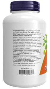 NOW Kelp Powder Organic 227 гр