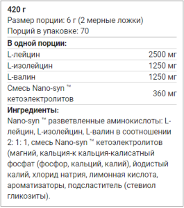 A Nano BCAA 12гр A Nano BCAA 12гр