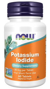 NOW Potassium Iodide 30 mg 60 табл