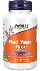 NOW Red Yeast Rice 600 mg 120 капс