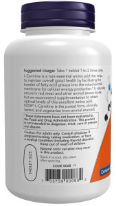 NOW Carnitine Tartrate 1000 мг 100 табл NOW Carnitine Tartrate 1000 мг 100 табл