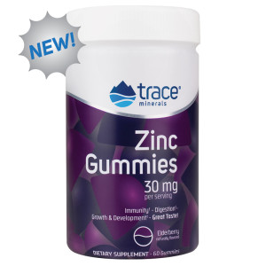 Trace Minerals Zinc Gummies 30 мг 60 мармеладок Trace Minerals Zinc Gummies 30 мг 60 мармеладок