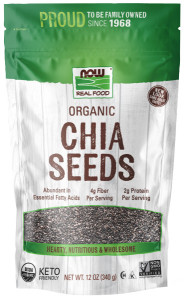 NOW Chia Seeds 340 гр