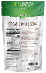 NOW Chia Seeds 340 гр