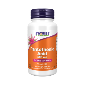 NOW Pantothenic Acid 500 мг 100 капс
