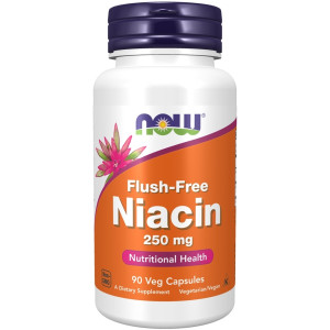NOW Niacin Flush Free 250 мг 90 капс