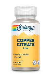 Solaray Copper 2 mg 60капс Solaray Copper 2 mg 60капс