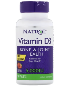 Natrol Vitamin D3 5.000 IU 90 табл