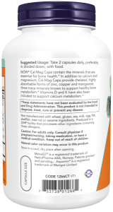 NOW Cal-Mag Caps 240 капс