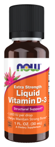 NOW Liquid Vitamin D3 Extra Strength 30 мл NOW Liquid Vitamin D3 Extra Strength 30 мл