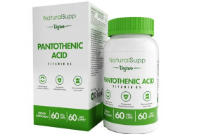 NaturalSupp Pantothenic Acid B-5 60 капс