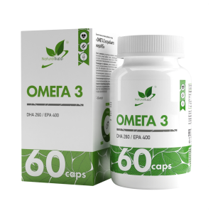 NaturalSupp Омега 3 с витамином Е 60 капс NaturalSupp Омега 3 с витамином Е 60 капс