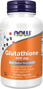 NOW Glutathione 500 мг 30 капс NOW Glutathione 500 мг 30 капс