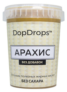 DopDrops Арахисовая Паста Без Добавок 1 000 гр