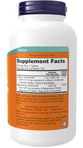 NOW Calcium & Magnesium 500/250 мг 250 табл