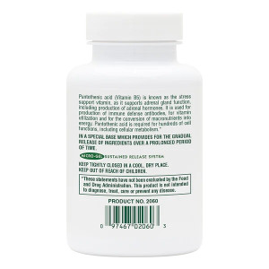 Natures Plus Pantothenic Acid 1000 мг 60 табл