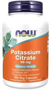 NOW Potassium Citrate 99 mg 180 капс