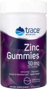 Trace Minerals Zinc Gummies 30 мг 60 мармеладок Trace Minerals Zinc Gummies 30 мг 60 мармеладок