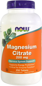 NOW Magnesium Citrate 200 мг 100 табл NOW Magnesium Citrate 200 мг 100 табл