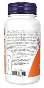 NOW CoQ10 400 мг 30 капс
