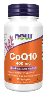 NOW CoQ10 400 мг 30 капс