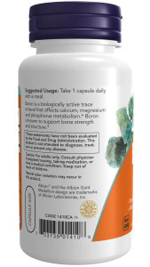 NOW Boron 3 mg 100 капс