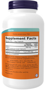 NOW Coral Calcium 1000 мг 250 капс NOW Coral Calcium 1000 мг 250 капс