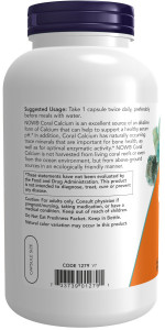 NOW Coral Calcium 1000 мг 250 капс NOW Coral Calcium 1000 мг 250 капс