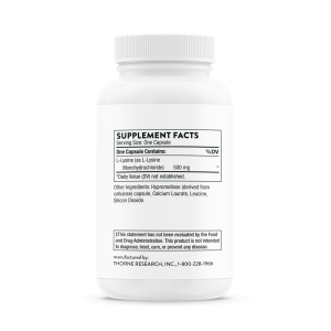 Thorne L-Lysine 60 капс Thorne L-Lysine 60 капс