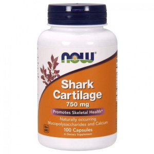 NOW Shark Cartilage 750 мг 100 капс